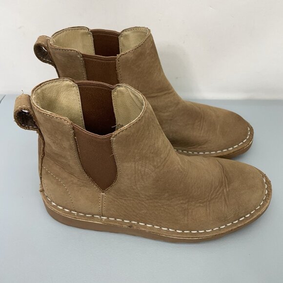 L.L. Bean Stonington Chelsea Ankle Boots Booties Leather Brown Womens 7 - Picture 2 of 13